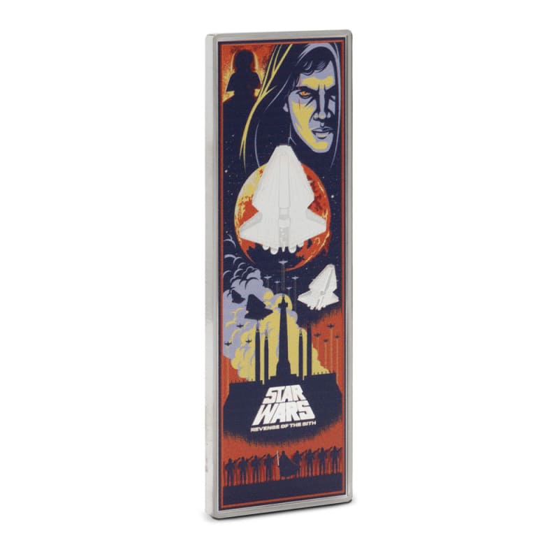 2025 3 oz Proof Colorized Niue Silver Star Wars Movie Poster