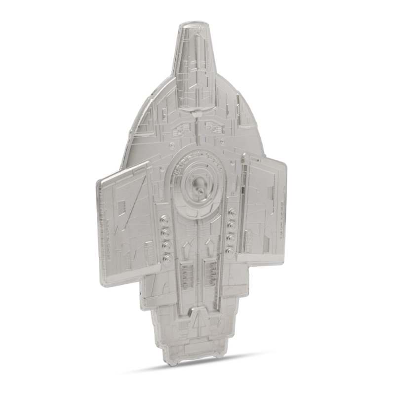 2025 3 oz Proof Colorized Niue Silver Star Trek U.S.S. Defiant NX