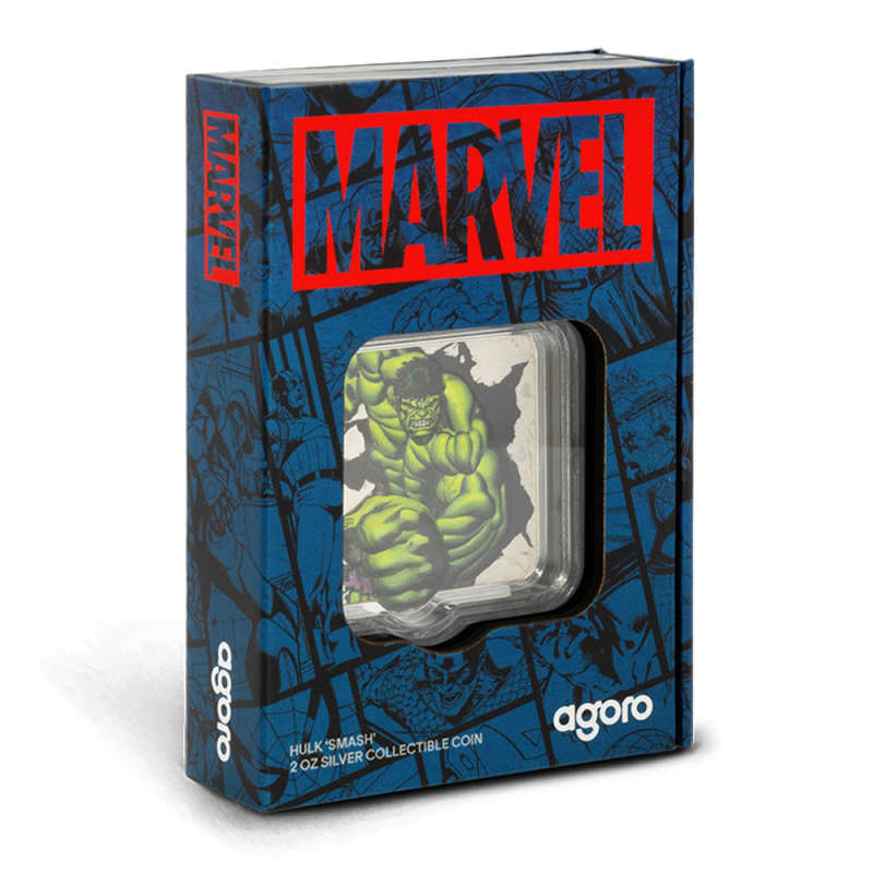 2025 2 oz Proof Colorized Niue Silver Hulk Smash Coin l JM Bullion™