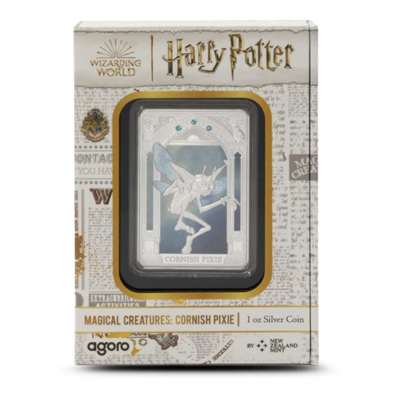 2025 1 oz Colorized Niue Silver Harry Potter Creatures Cornish
