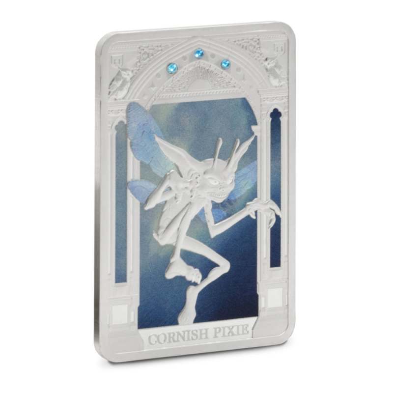 光則作 SILVER 銀製 翡翠 MITSUNORI ガラスケース付 2025 1 oz Colorized Niue Silver Harry Potter Creatures Cornish