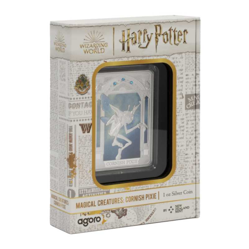 2025 1 oz Colorized Niue Silver Harry Potter Creatures Cornish