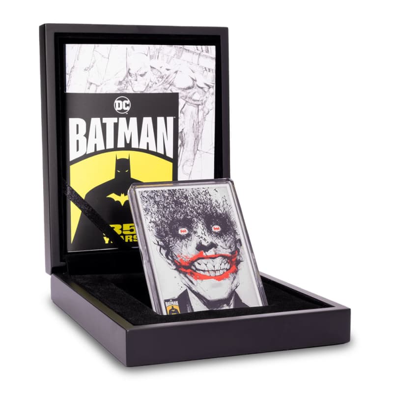 2024 5 oz Proof Colorized Niue Silver Batman 85th Anniversary #880