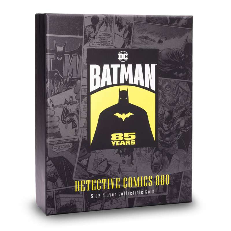 2024 5 oz Proof Colorized Niue Silver Batman 85th Anniversary #880