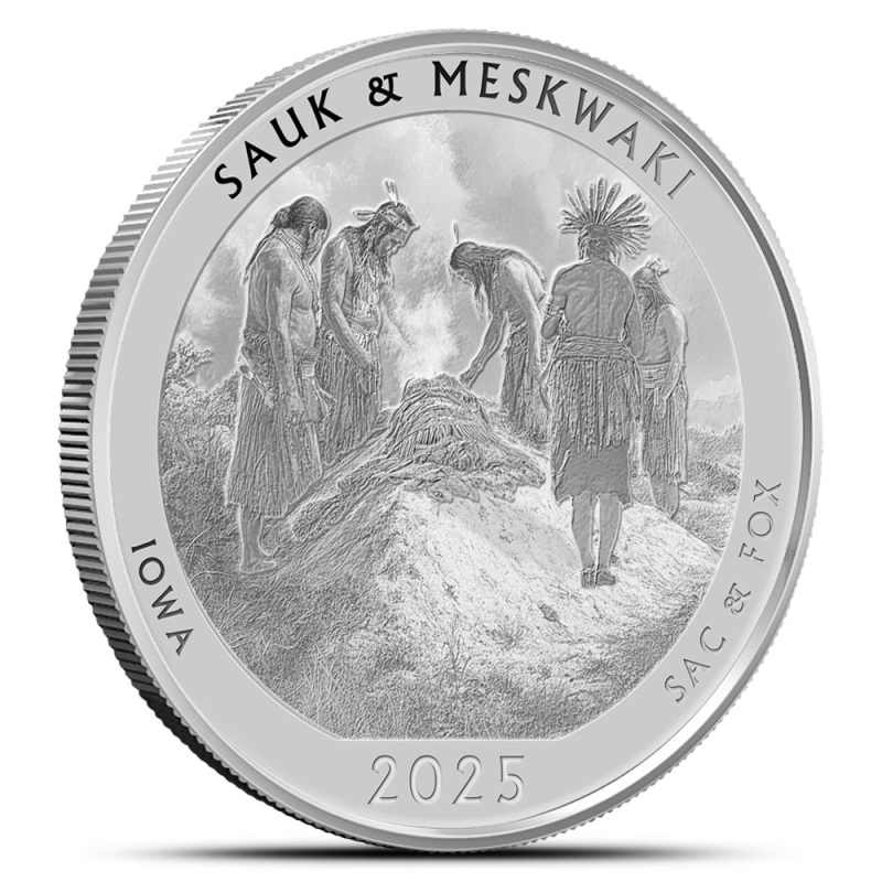 2025 1 oz Proof Native America the Beautiful Iowa Silver Coin l JM