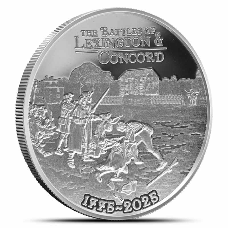 2025 1 oz Proof Mesa Grande Silver The Battles of Lexington and