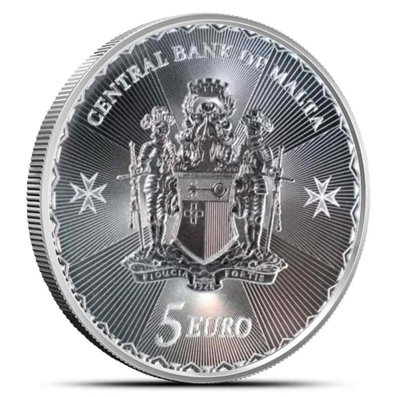 2025 1 oz Malta Silver Maltese Cross Coin (BU) l JM Bullion™