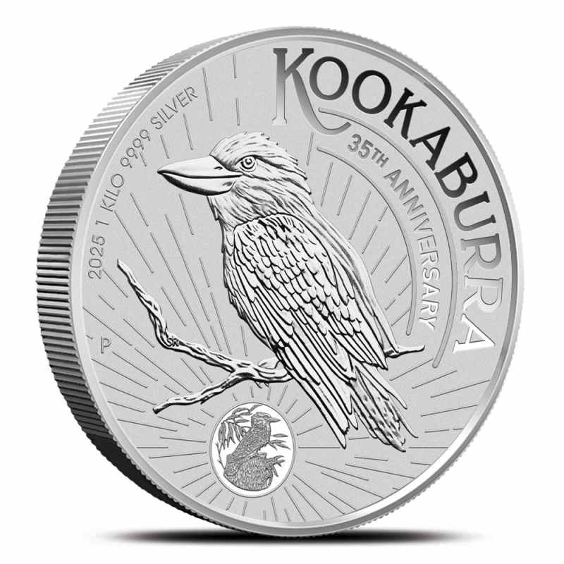 2025 1 Kilo Australian Silver Kookaburra Coin (BU) l JM Bullion™