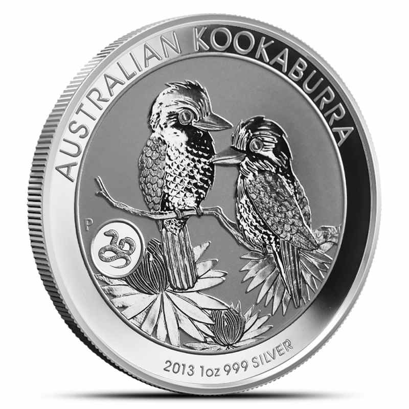 2013 1 oz Australian Silver Kookaburra Snake Privy Coin l JM Bullion™