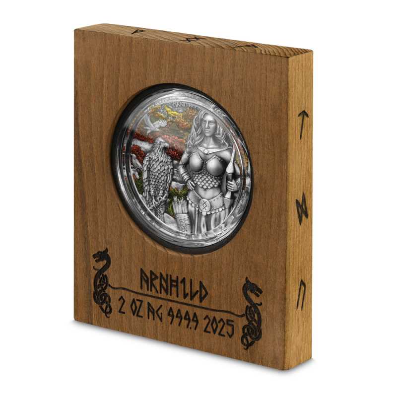 2025 2 oz Germania Valkyries Arnhild Silver Round (Ultra High