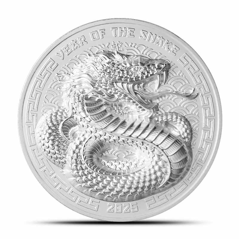 2025 1 oz Fiji Silver Lunar Year of the Snake Coin l JM Bullion™