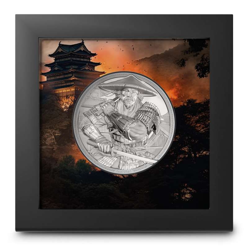 2025 5 oz Proof Cook Islands Silver Samurai Coin l JM Bullion™