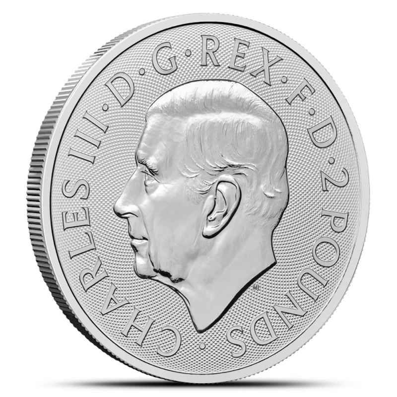 2025 1 oz British Silver Beowulf and the Dragon Coin (BU) l JM