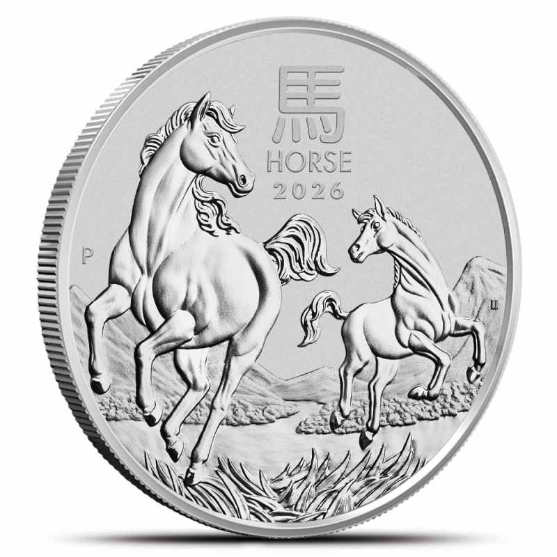 2026 1/2 oz Australian Silver Lunar Horse Coin l JM Bullion™