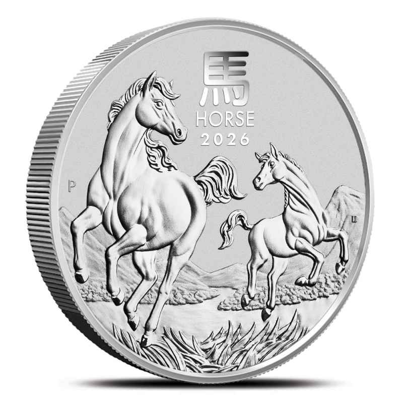 2026 2 oz Australian Silver Lunar Horse Coin l JM Bullion™