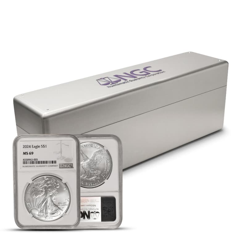 1986-2025 American Silver Eagle 41-Coin Set NGC MS69 l JM Bullion™
