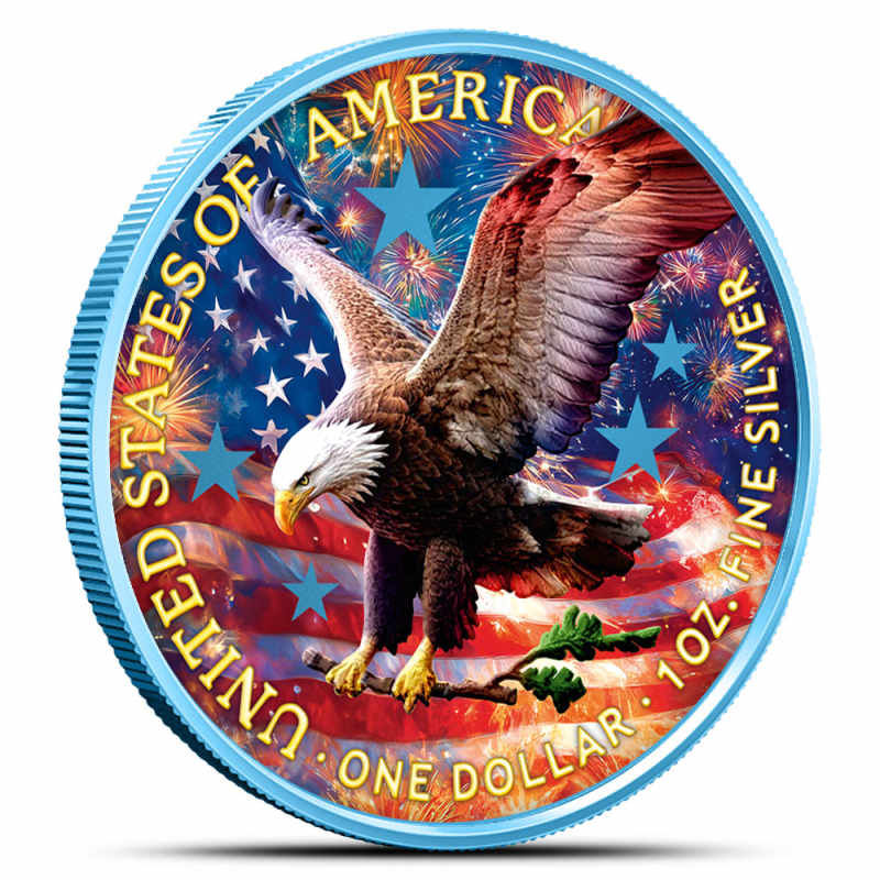 【限定】2021 Colorized American Silver Eagle 限定】2021 Colorized American Silver Eagle 限定】2021 Colorized