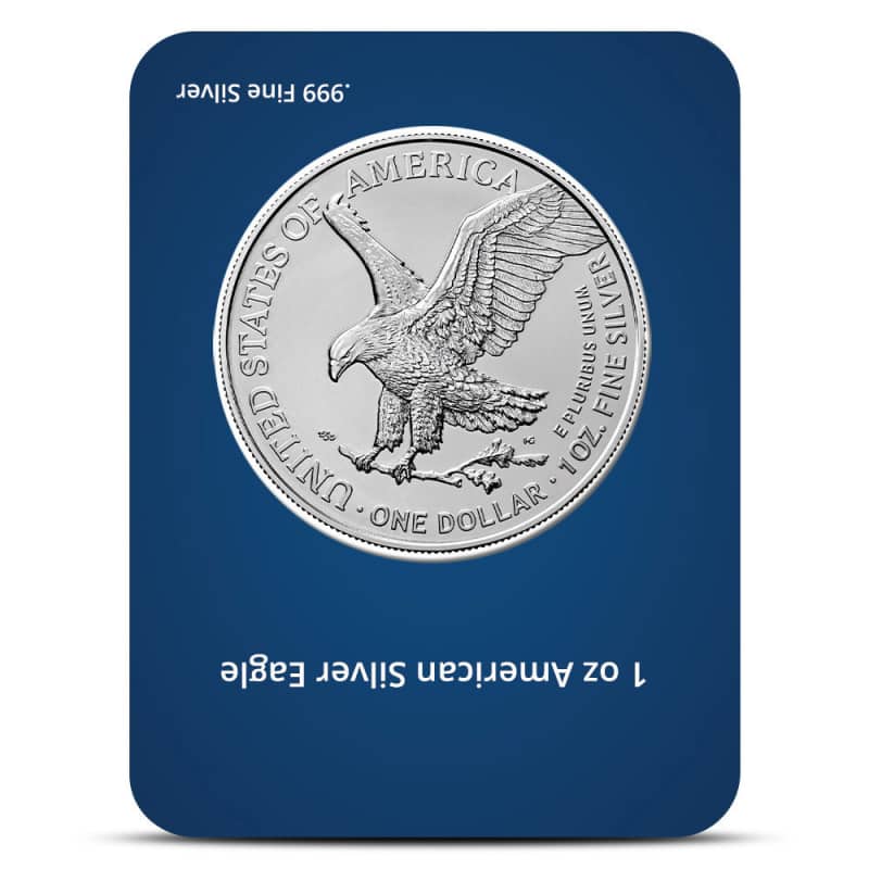 特価2025年 アメリカ純銀 自由の女神　イーグル　保証書付き 2025 1 oz American Silver Eagle Coin (Super Dad Father's Day Card