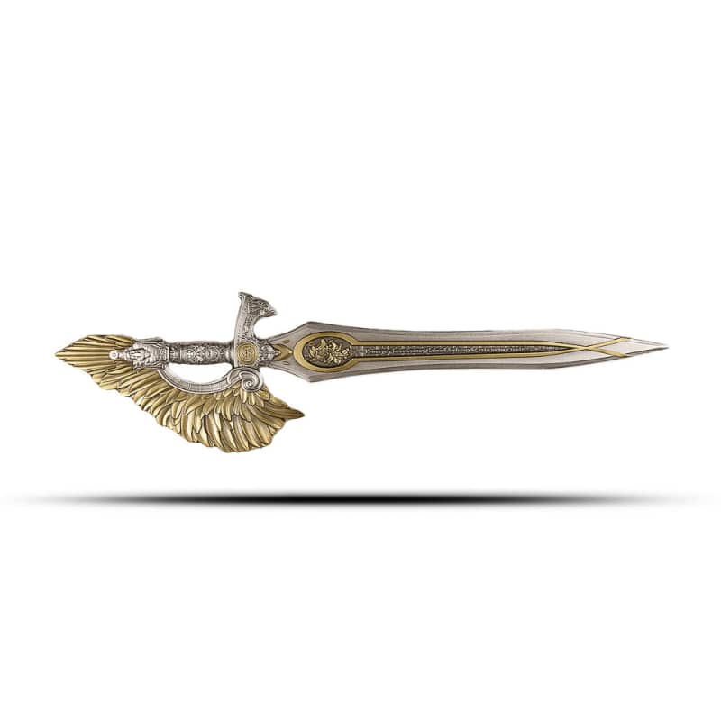 2.5 oz The Sword of St. Gabriel Silver Bar (Gilded) l JM Bullion™