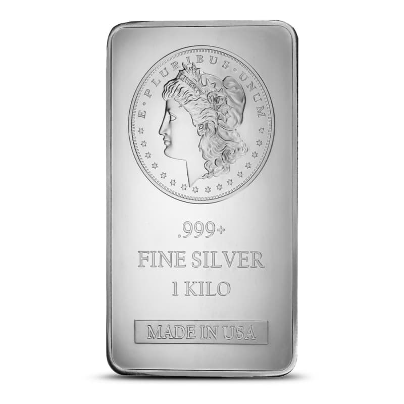 1 Kilo Sunshine Morgan Silver Bar (New) l JM Bullion™