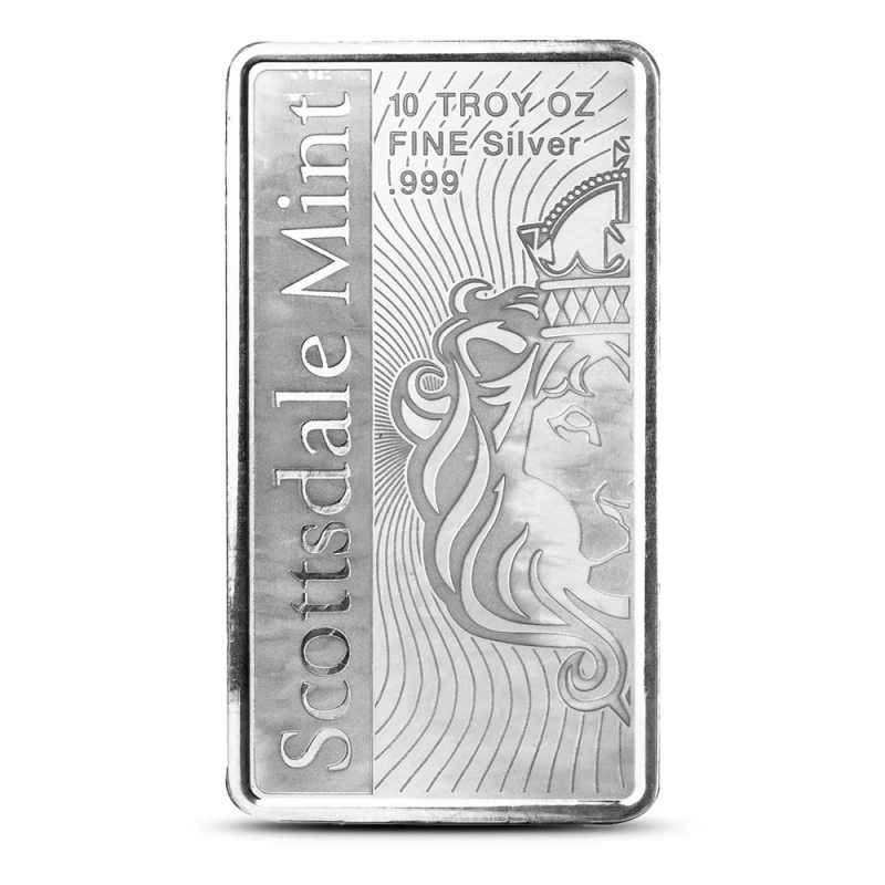 10 oz Scottsdale Vortex Silver Bar (New) l JM Bullion™