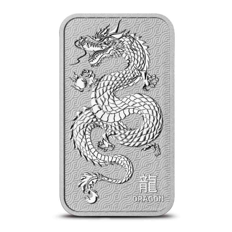 2020年　朱雀銀貨　mintdirect 1 oz Perth Mint Lunar Year of the Dragon Silver Bar l JM Bullion™