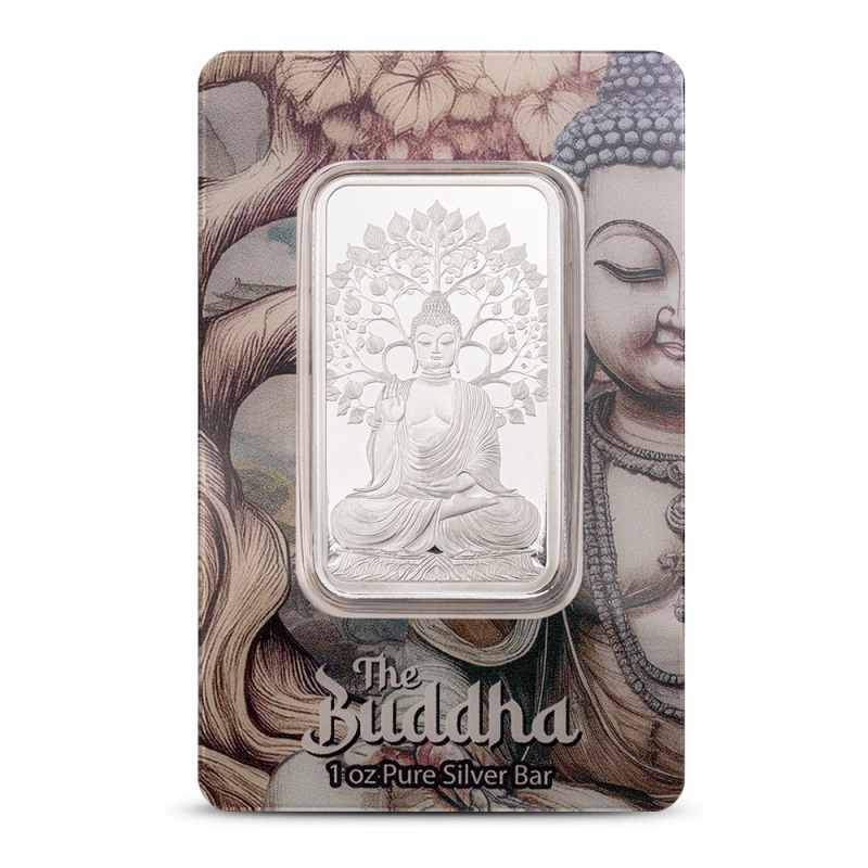 1 oz PAMP Suisse The Buddha Silver Bar (New w/ Assay) l JM Bullion™