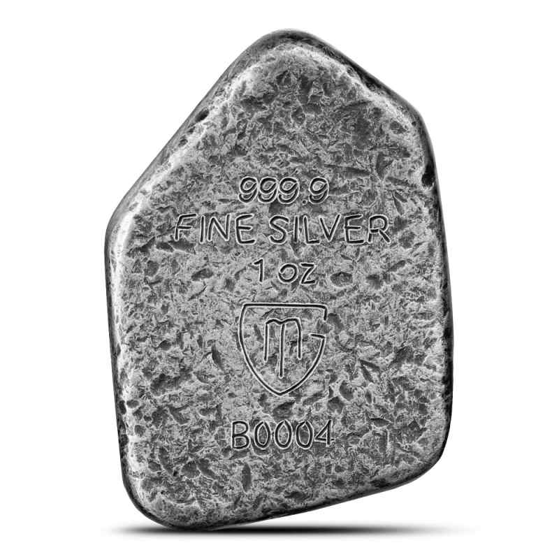 1 oz Antique Germania Mint Ingwaz Rune Cast Silver Bar l JM Bullion™