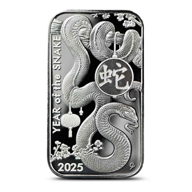 1 oz Asahi Snake Silver Bar (New) l JM Bullion™