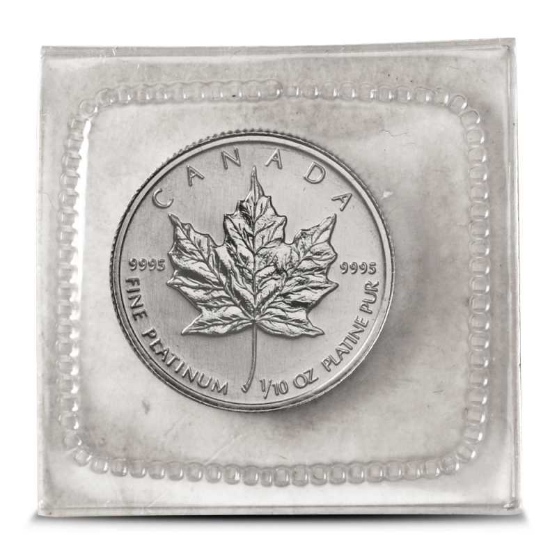 1988 1/10 oz Canadian Platinum Maple Leaf Coin l JM Bullion™