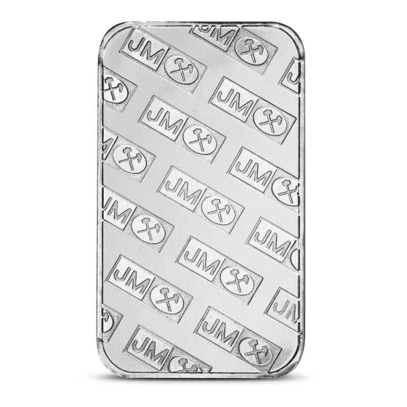 1 oz Johnson Matthey Platinum Bar (Secondary Market) l JM Bullion™