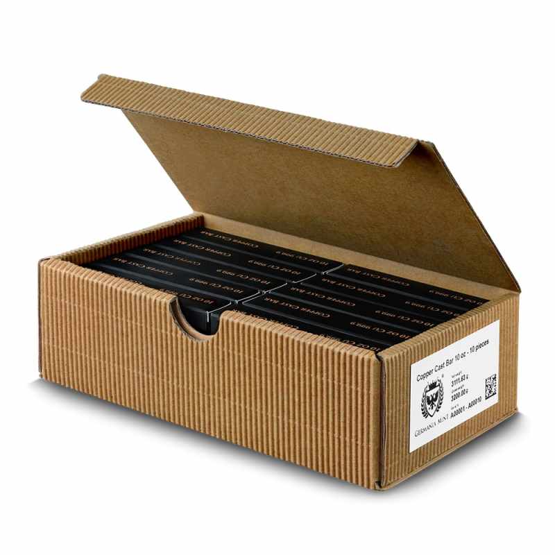 10 oz Germania Mint Cast Copper Bar (New) l JM Bullion™