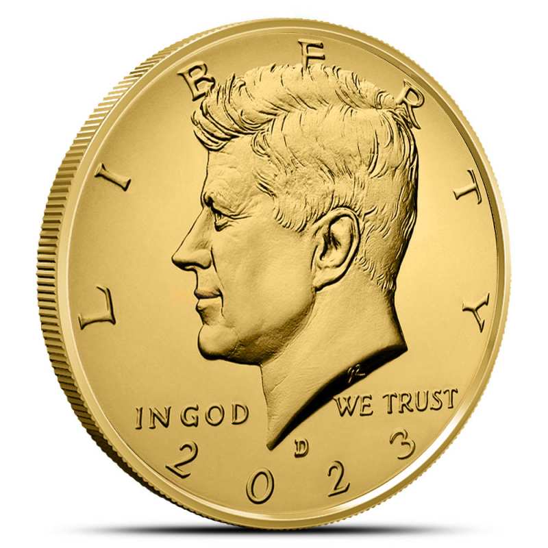 アンティハムト 金 2023 JFK Half Dollar Set (Gold Plated) l JM Bullion™