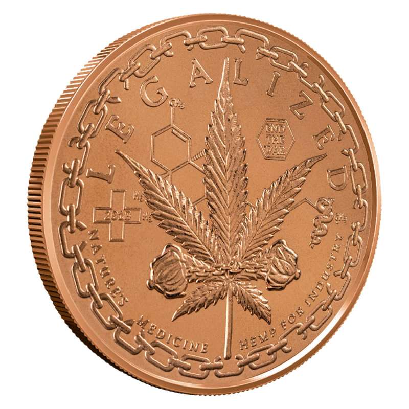1 oz Legalized Collection California Copper Round (New) l JM Bullion™