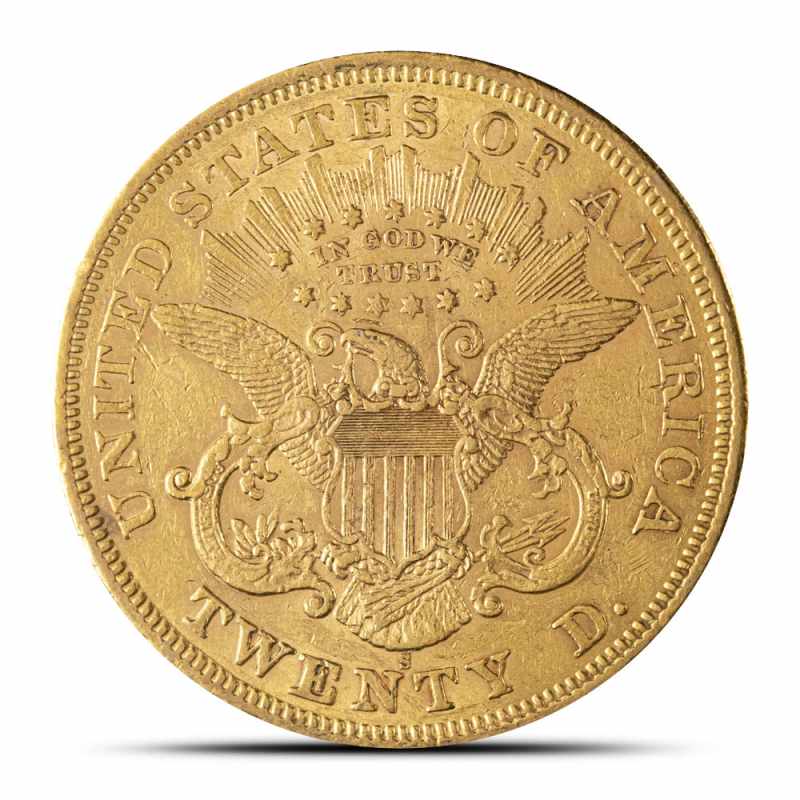 アメリカ合衆国 リバティ 2枚 Pre-33 $20 Liberty Gold Double Eagle Coin Type 2 (XF) l JM Bullion™