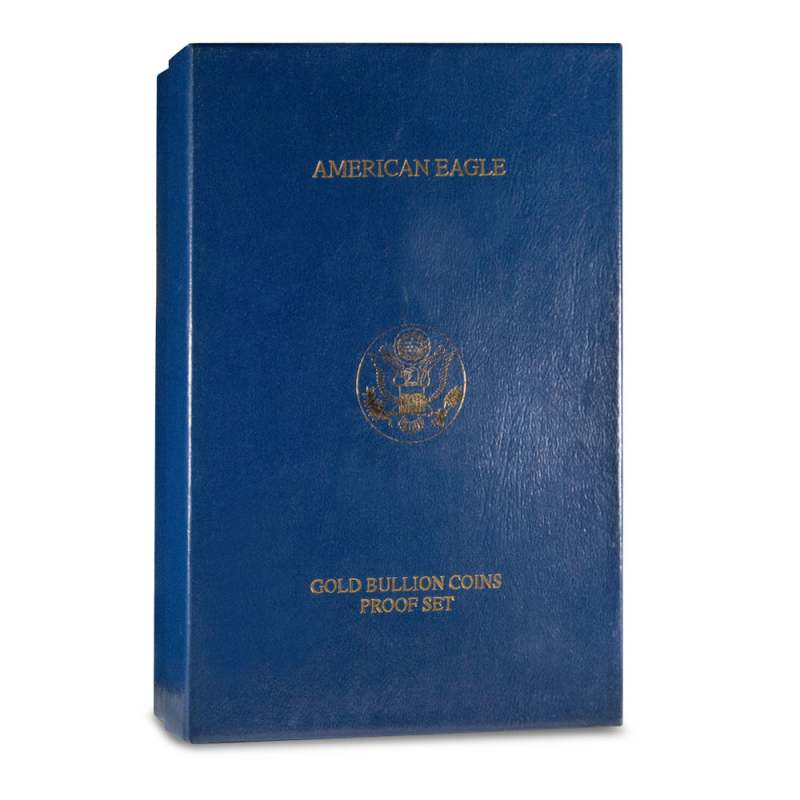 2002-W 4-Coin Proof American Gold Eagle Set (Box + CoA) l JM Bullion™