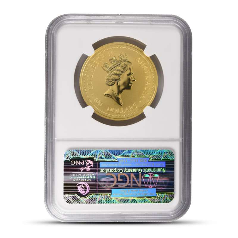 1998 1 oz Australian Gold Lunar Tiger Coin NGC MS70 l JM Bullion™