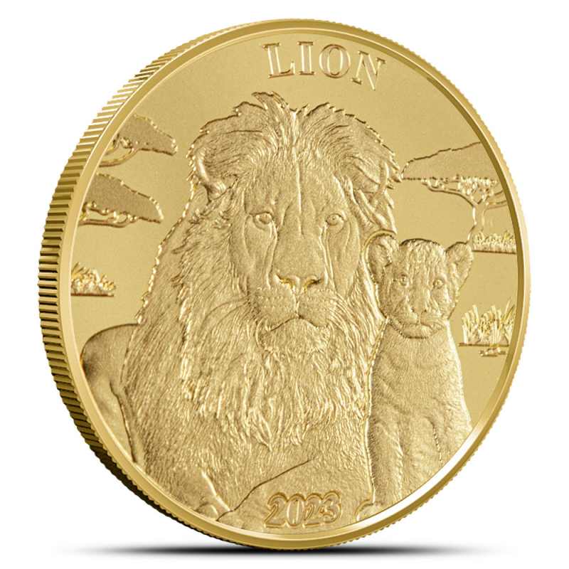 2023 1/2 Gram Burundi Gold Lion Coin l JM Bullion™