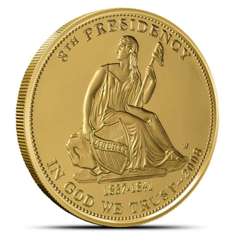 2008-W Proof First Spouse Van Buren's Liberty Gold Coin l JM Bullion™