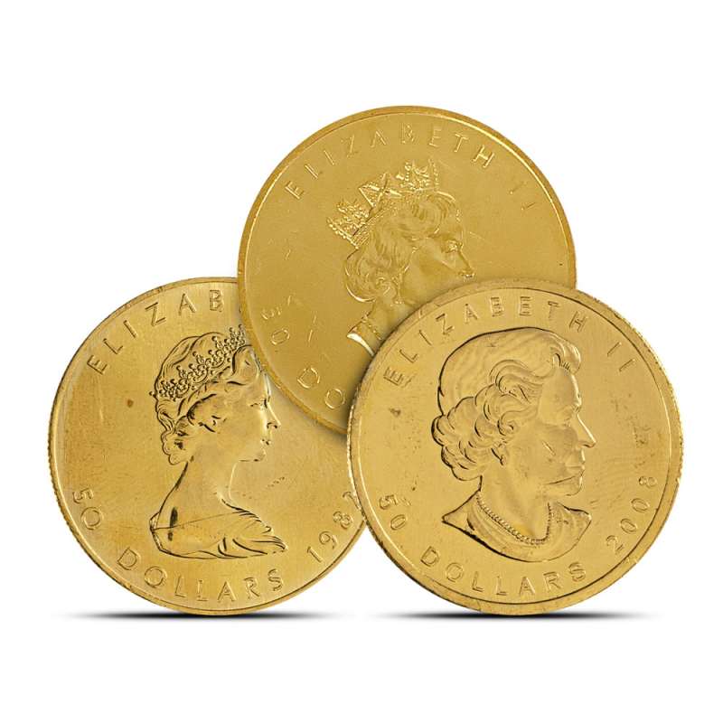 Buy Canadian Gold Maple Leaf Coins 1 oz Random Year | JM Bullion™