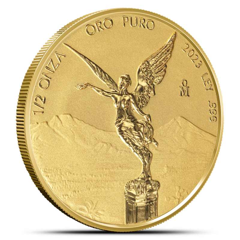 2023 エルドリッチ・ゴールデン・ロード GEM MT 2023 1/2 oz Reverse Proof Mexican Gold Libertad Coin l JM Bullion™