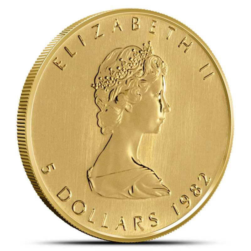 1982 1/10 oz Canadian Gold Maple Leaf Coin l JM Bullion™
