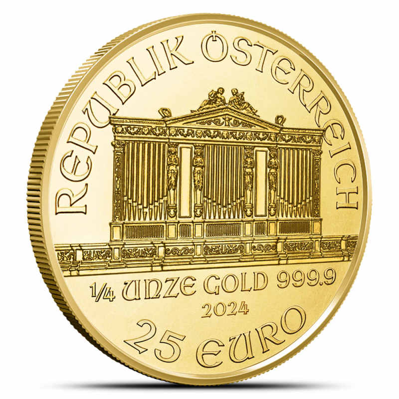 2024 1/4 oz Austrian Gold Philharmonic Coin (BU) l JM Bullion™