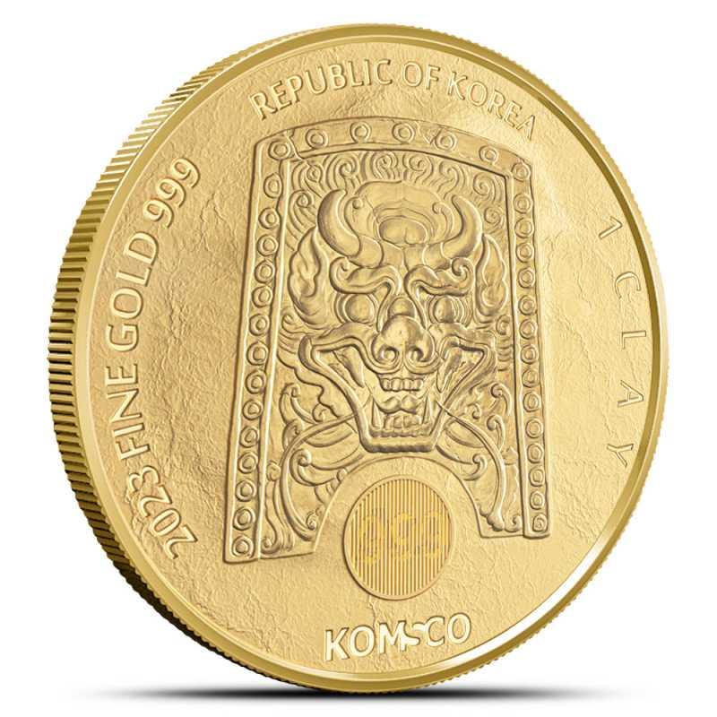 2023 1 oz South Korean Zi:Sin Lepus Gold Medal (BU) l JM Bullion™