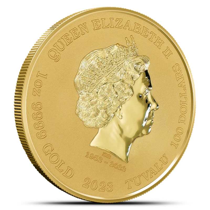 2023 1 oz Tuvalu Gods of Olympus Artemis Gold Coin (BU) l JM Bullion™