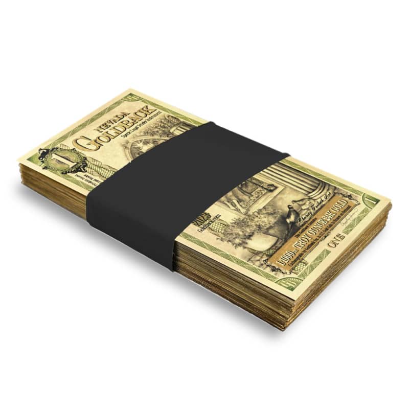1 Nevada Goldback Gold Note (100 Pack, New) l JM Bullion™