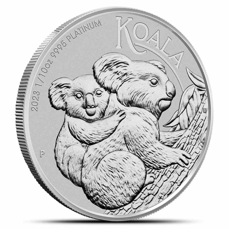 銀　2023 コアラ 2023 1/10 oz Australian Platinum Koala Coin (BU) l JM Bullion™