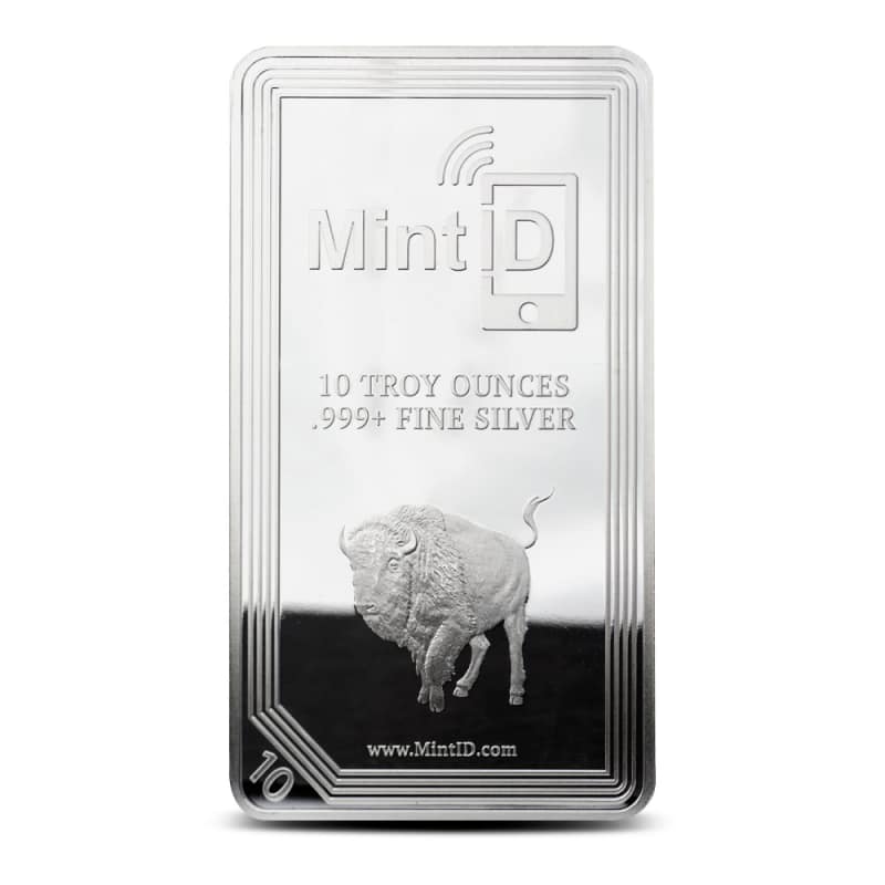 10 oz MintID Silver Bar l JM Bullion™