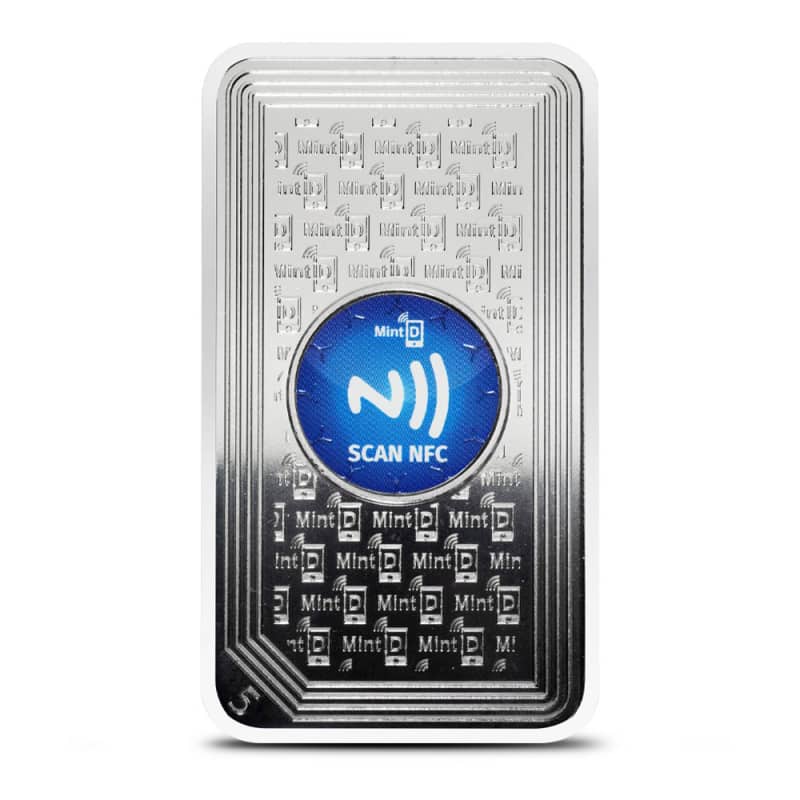 5 oz MintID Silver Bar (New) l JM Bullion™