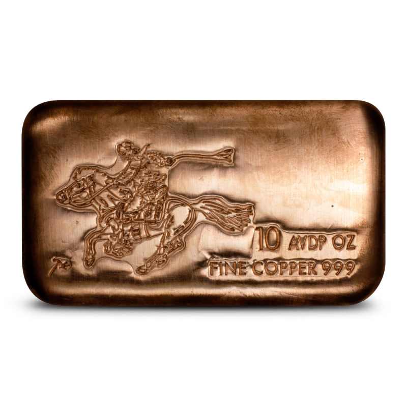 10 oz SilverTowne Pony Copper Bar (New) l JM Bullion™